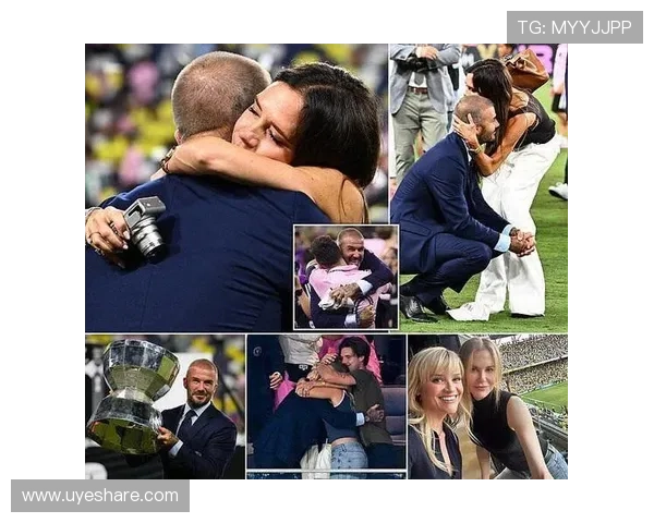 贝嫂携家人出席迈阿密新球场揭幕仪式